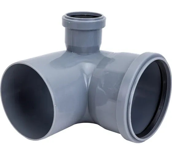 Отвод ПП D 110/87° универсальный с выходом 50 левый VALFEX 23121150